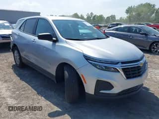 2022 Chevrolet Equinox LS z VIN 3GNAXHEV7NS104916, wystawiony jako IAAI lot #42724906 z przebiegiem 21 451 mil mil oraz . Historia ofert i sprzedaży dostępna na DreamBid. Obrazek 1.