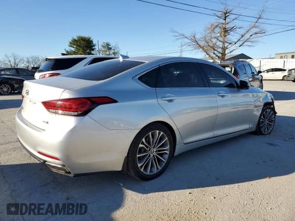 2016 Hyundai Genesis 3.8L z VIN KMHGN4JE3GU124831, wystawiony jako Copart lot #79236094 z przebiegiem Nie podano mil oraz Szkoda całkowita • Salvage title. Historia ofert i sprzedaży dostępna na DreamBid. Obrazek 3.