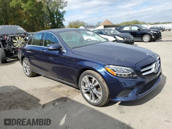✅ 2021 Mercedes-Benz C 300 • VIN: W1KWF8EB4MR605700 • Lot: 85534365. Listed on Copart with 37,775 mi. Free auction sales archive from the USA and detailed vehicle history report at DreamBid. Image 4.