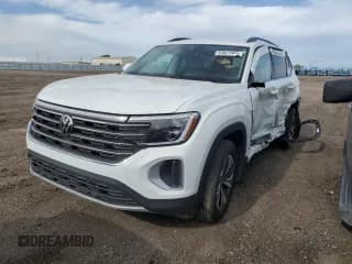 ✅ 2024 Volkswagen Atlas SE • VIN: 1V2LR2CA2RC509410 • Лот: 53827885. Опубликован ранее на Copart с пробегом 22 107 миль. Бесплатный доступ к архиву аукционных продаж из США и подробный отчёт об истории автомобиля на DreamBid. Изображение 1.