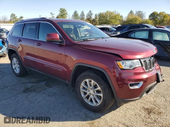 ✅ 2021 Jeep Grand Cherokee Laredo X • VIN: 1C4RJFAG4MC586533 • Lot: 89575385. Listed on Copart with 38,672 mi. Free auction sales archive from the USA and detailed vehicle history report at DreamBid. Image 4.