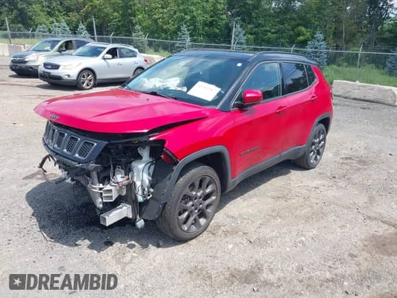 2020 Jeep Compass Limited с VIN 3C4NJDCB3LT254896, выставлен на аукционе IAAI как лот 42757767 с пробегом 33 114 миль миль и . История ставок и продаж доступна на DreamBid. Изображение 2.
