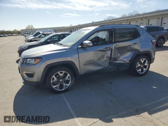 ✅ 2021 Jeep Compass Limited • VIN: 3C4NJCCB9MT531448 • Lot: 52510275. Listed on Copart with 77,916 mi. Free auction sales archive from the USA and detailed vehicle history report at DreamBid. Image 1.