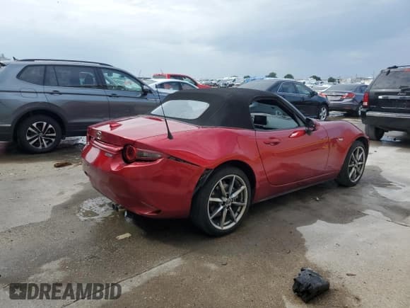 ✅ 2023 Mazda MX-5 Miata Grand Touring • VIN: JM1NDAD77P0554881 • Лот: 67472235. Опубликован ранее на Copart с пробегом 36 146 миль. Бесплатный доступ к архиву аукционных продаж из США и подробный отчёт об истории автомобиля на DreamBid. Изображение 3.
