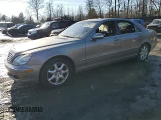 ✅ 2005 Mercedes-Benz S 500 • VIN: WDBNG84J05A452890 • Lot: 88542275. Listed on Copart with 97,977 mi. Free auction sales archive from the USA and detailed vehicle history report at DreamBid. Image 1.