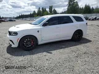 2024 Dodge Durango SRT Hellcat Premium with VIN 1C4SDJH98RC228524, listed as a Copart auction lot 57474325 with 5,528 mi miles and Salvage title. Bid and sale history available at DreamBid. Image 1.