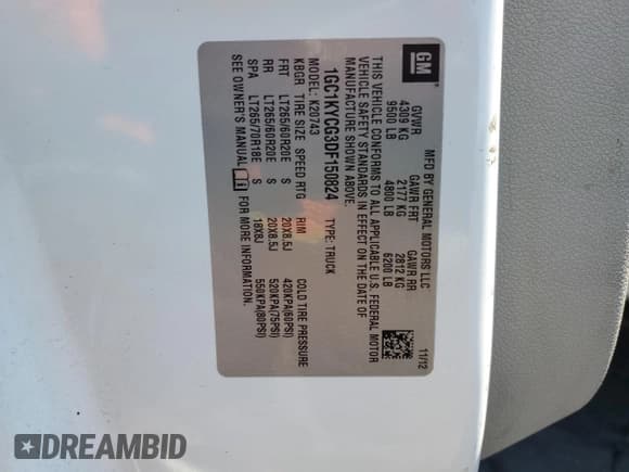 ✅ 2013 Chevrolet Silverado 2500HD LTZ • VIN: 1GC1KYCG3DF150824 • Lot: 71959145. Wystawiony na Copart z przebiegiem 131 186 mil. Bezpłatny archiwum sprzedaży aukcyjnych z USA i szczegółowy raport historii pojazdu na DreamBid. Zdjęcie 12.