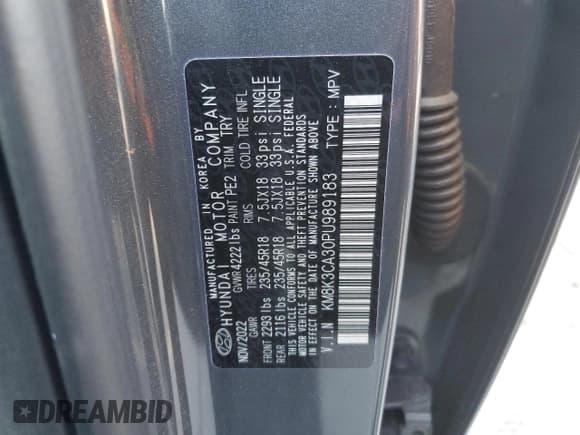 ✅ 2023 Hyundai Kona N Line • VIN: KM8K3CA30PU989183 • Лот: 77581664. Опубликован ранее на Copart с пробегом 27 423 миль. Бесплатный доступ к архиву аукционных продаж из США и подробный отчёт об истории автомобиля на DreamBid. Изображение 13.