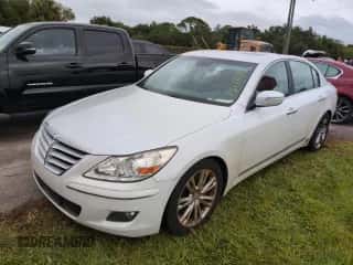 2011 Hyundai Genesis with VIN KMHGC4DF4BU127160, listed as a Copart auction lot 75117224 with Not provided miles and Clean title. Bid and sale history available at DreamBid. Image 1.