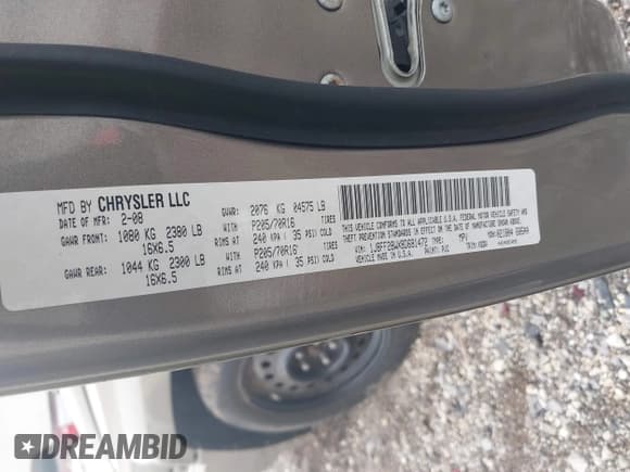 ✅ 2008 Jeep Patriot Sport • VIN: 1J8FF28WX8D681472 • Lot: 42177131. Listed on IAAI with 154,961 mi. Free auction sales archive from the USA and detailed vehicle history report at DreamBid. Image 9.