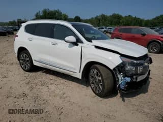 ✅ 2023 Hyundai Santa Fe Calligraphy • VIN: 5NMS5DAL4PH577473 • Lot: 67939744. Wystawiony na Copart z przebiegiem 26 188 mil. Bezpłatny archiwum sprzedaży aukcyjnych z USA i szczegółowy raport historii pojazdu na DreamBid. Zdjęcie 4.