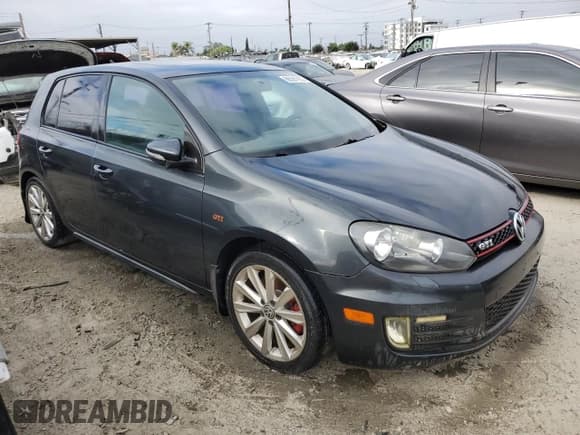 ✅ 2012 Volkswagen Golf GTI Autobahn • VIN: WVWHD7AJ6CW180271 • Lot: 66587955. Listed on Copart with 181,873 mi. Free auction sales archive from the USA and detailed vehicle history report at DreamBid. Image 4.