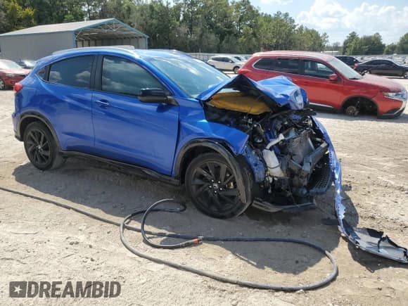 ✅ 2021 Honda HR-V Sport • VIN: 3CZRU5H14MM731422 • Lot: 80691725. Wystawiony na Copart z przebiegiem 40 812 mil. Bezpłatny archiwum sprzedaży aukcyjnych z USA i szczegółowy raport historii pojazdu na DreamBid. Zdjęcie 4.