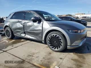 2023 Hyundai Ioniq 5 Limited z VIN KM8KRDAF1PU145698, wystawiony jako Copart lot #77655394 z przebiegiem 11 514 mil mil oraz Szkoda całkowita • Salvage title. Historia ofert i sprzedaży dostępna na DreamBid. Obrazek 4.