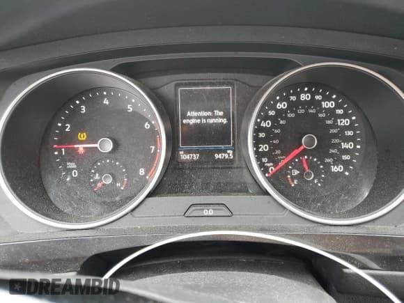 ✅ 2019 Volkswagen Tiguan S • VIN: 3VV0B7AX1KM052494 • Lot: 85909855. Listed on Copart with 104,737 mi. Free auction sales archive from the USA and detailed vehicle history report at DreamBid. Image 9.