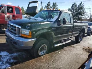 ✅ 2000 Ford F-250 XL • VIN: 1FTNF21L2YEB66074 • Lot: 84274244. Listed on Copart with 100,845 mi. Free auction sales archive from the USA and detailed vehicle history report at DreamBid. Image 1.