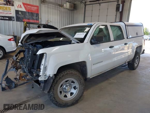 ✅ 2018 Chevrolet Silverado 1500 Work Truck • VIN: 3GCUKNEC3JG466398 • Лот: 42621151. Опубликован ранее на IAAI с пробегом 155 423 миль. Бесплатный доступ к архиву аукционных продаж из США и подробный отчёт об истории автомобиля на DreamBid. Изображение 2.