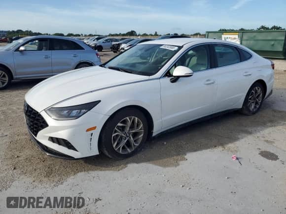 ✅ 2021 Hyundai Sonata SEL • VIN: KMHL64JA1MA158823 • Lot: 85202885. Wystawiony na Copart z przebiegiem 50 575 mil. Bezpłatny archiwum sprzedaży aukcyjnych z USA i szczegółowy raport historii pojazdu na DreamBid. Zdjęcie 1.