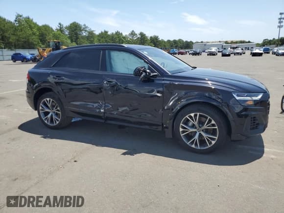 ✅ 2021 Audi Q8 Premium • VIN: WA1AVAF14MD036181 • Lot: 58055543. Listed on Copart with 20,312 mi. Free auction sales archive from the USA and detailed vehicle history report at DreamBid. Image 4.