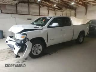 2021 Ram 1500 Big Horn with VIN 1C6SRFBT2MN730260, listed as a Copart auction lot 81494875 with 53,012 mi miles and Clean title. Bid and sale history available at DreamBid. Image 1.