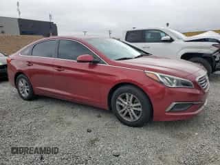 2016 Hyundai Sonata SE with VIN 5NPE24AF8GH406678, listed as a Copart auction lot 84233105 with 81,351 mi miles and Salvage title. Bid and sale history available at DreamBid. Image 4.