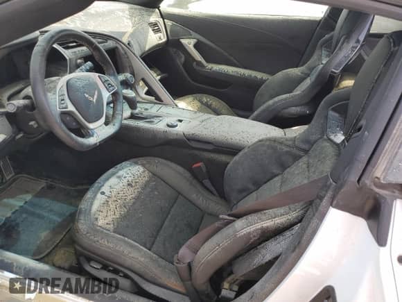 2015 Chevrolet Corvette Z06 2LZ with VIN 1G1YS2D65F5604221, listed as a Copart auction lot 74049024 with Not provided miles and Salvage title. Bid and sale history available at DreamBid. Image 7.