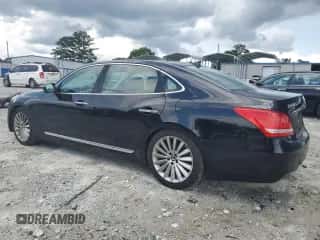 2015 Hyundai Equus Signature z VIN KMHGH4JH6FU098564, wystawiony jako Copart lot #60137525 z przebiegiem 130 144 mil mil oraz Szkoda całkowita • Salvage title. Historia ofert i sprzedaży dostępna na DreamBid. Obrazek 2.