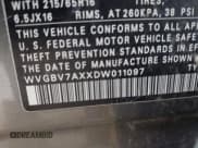 ✅ 2013 Volkswagen Tiguan SE • VIN: WVGBV7AXXDW011097 • Lot: 42911930. Listed on IAAI with 152,944 mi. Free auction sales archive from the USA and detailed vehicle history report at DreamBid. Image 9.