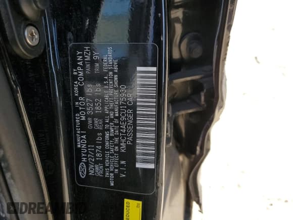 ✅ 2012 Hyundai Accent GLS • VIN: KMHCT4AE9CU175930 • Лот: 74069574. Опубликован ранее на Copart с пробегом 191 939 миль. Бесплатный доступ к архиву аукционных продаж из США и подробный отчёт об истории автомобиля на DreamBid. Изображение 12.