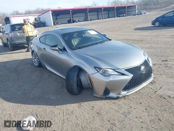 ✅ 2019 Lexus RC 350 • VIN: JTHHZ5BC8K5020322 • Lot: 41628891. Listed on IAAI with 49,379 mi. Free auction sales archive from the USA and detailed vehicle history report at DreamBid. Image 1.