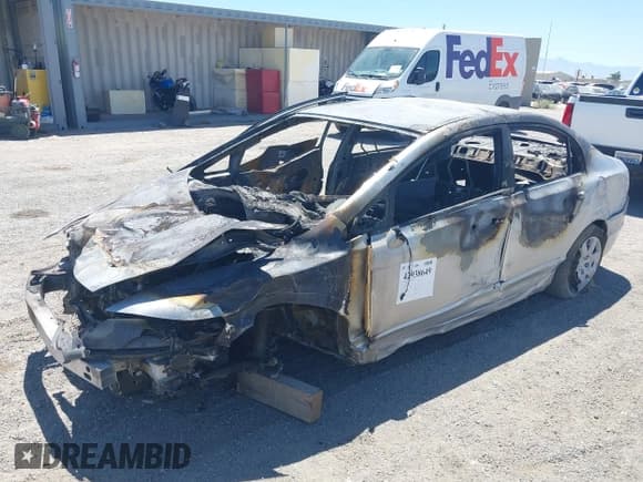 ✅ 2010 Honda Civic LX • VIN: 19XFA1F55AE009012 • Lot: 42938649. Listed on IAAI with Not provided. Free auction sales archive from the USA and detailed vehicle history report at DreamBid. Image 2.