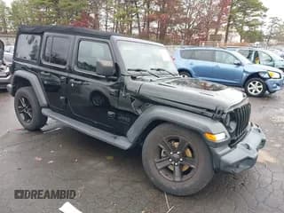 ✅ 2020 Jeep Wrangler Unlimited Willys • VIN: 1C4HJXDN3LW332322 • Lot: 43775479. Listed on IAAI with 31,712 mi. Free auction sales archive from the USA and detailed vehicle history report at DreamBid. Image 1.