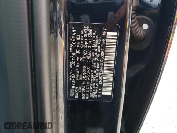 ✅ 2024 Hyundai Palisade Calligraphy • VIN: KM8R7DGE5RU760857 • Лот: 79163984. Опубликован ранее на Copart с пробегом 10 321 миль. Бесплатный доступ к архиву аукционных продаж из США и подробный отчёт об истории автомобиля на DreamBid. Изображение 15.