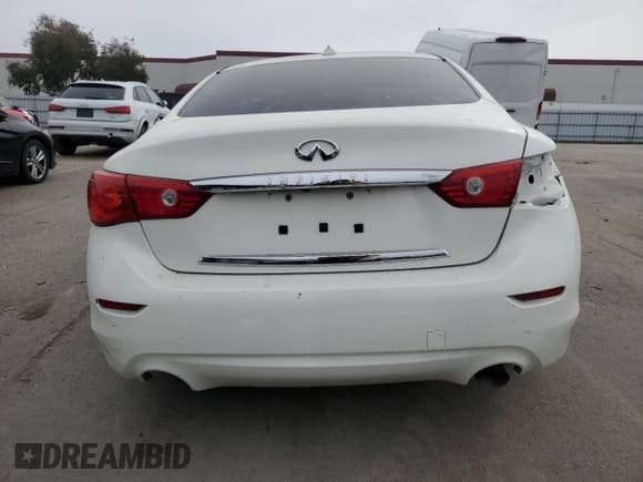 ✅ 2014 Infiniti Q50 Premium • VIN: JN1BV7AP9EM690090 • Lot: 45175265. Listed on Copart with 112,994 mi. Free auction sales archive from the USA and detailed vehicle history report at DreamBid. Image 6.