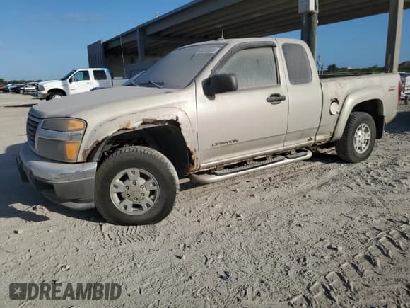 ✅ 2004 GMC Canyon SLE Z71 • VIN: 1GTDT196648128711 • Lot: 43203835. Listed on Copart with 167,870 mi. Free auction sales archive from the USA and detailed vehicle history report at DreamBid. Image 1.