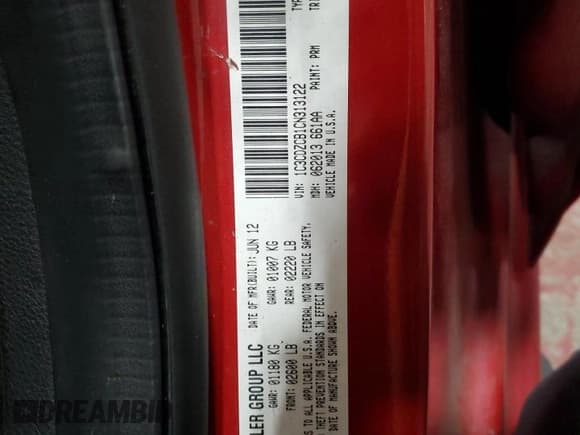 ✅ 2012 Dodge Avenger SXT • VIN: 1C3CDZCB1CN313122 • Лот: 77869334. Опубликован ранее на Copart с пробегом 154 266 миль. Бесплатный доступ к архиву аукционных продаж из США и подробный отчёт об истории автомобиля на DreamBid. Изображение 15.