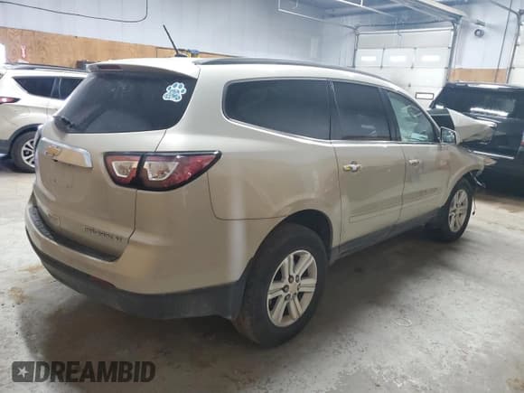 ✅ 2013 Chevrolet Traverse LT • VIN: 1GNKRGKD4DJ255572 • Lot: 73151624. Wystawiony na Copart z przebiegiem Nie podano. Bezpłatny archiwum sprzedaży aukcyjnych z USA i szczegółowy raport historii pojazdu na DreamBid. Zdjęcie 3.