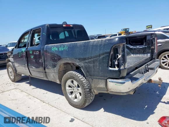 2020 Ram 1500 Laramie with VIN 1C6RREDT7LN306139, listed as a Copart auction lot 57487295 with 118,657 mi miles and Salvage title. Bid and sale history available at DreamBid. Image 2.