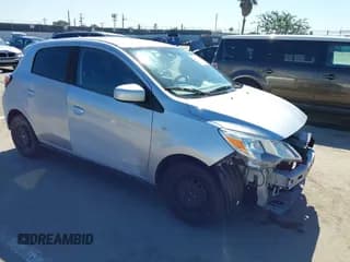 ✅ 2021 Mitsubishi Mirage ES • VIN: ML32AUHJ1MH010864 • Lot: 43472187. Listed on IAAI with 57,924 mi. Free auction sales archive from the USA and detailed vehicle history report at DreamBid. Image 1.