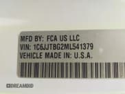 ✅ 2021 Jeep Gladiator Rubicon • VIN: 1C6JJTBG2ML541379 • Лот: 42145136. Опубликован ранее на IAAI с пробегом 50 306 миль. Бесплатный доступ к архиву аукционных продаж из США и подробный отчёт об истории автомобиля на DreamBid. Изображение 9.