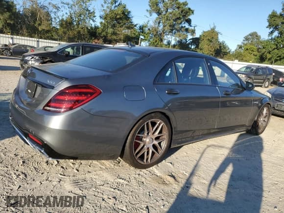 ✅ 2020 Mercedes-Benz S 63 AMG • VIN: WDDUG8JB2LA516912 • Lot: 74954834. Listed on Copart with Not provided. Free auction sales archive from the USA and detailed vehicle history report at DreamBid. Image 3.