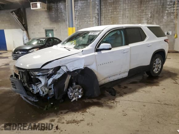 ✅ 2022 Chevrolet Traverse LS • VIN: 1GNEVLKW6NJ172911 • Lot: 41827235. Wystawiony na Copart z przebiegiem 36 577 mil. Bezpłatny archiwum sprzedaży aukcyjnych z USA i szczegółowy raport historii pojazdu na DreamBid. Zdjęcie 1.