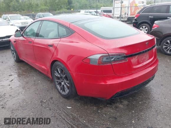 ✅ 2021 Tesla Model S Long Range • VIN: 5YJSA1E53MF428488 • Lot: 42511017. Listed on IAAI with 68,482 mi. Free auction sales archive from the USA and detailed vehicle history report at DreamBid. Image 3.