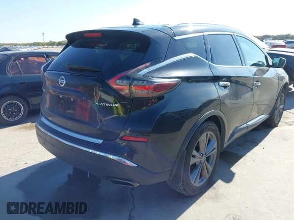✅ 2020 Nissan Murano Platinum • VIN: 5N1AZ2DJ7LN132197 • Lot: 43649145. Listed on IAAI with 68,811 mi. Free auction sales archive from the USA and detailed vehicle history report at DreamBid. Image 4.