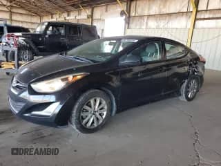 2016 Hyundai Elantra Value Edition with VIN KMHDH4AE6GU519113, listed as a Copart auction lot 86706695 with 96,957 mi miles and Salvage title. Bid and sale history available at DreamBid. Image 1.
