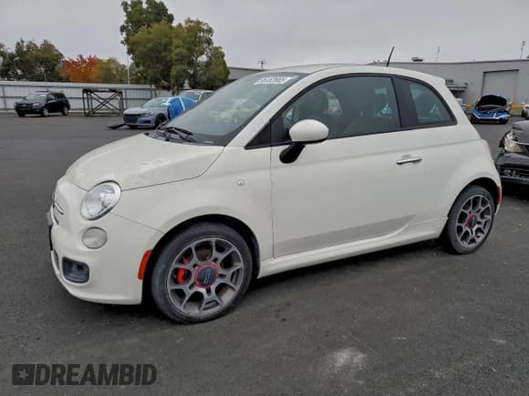 ✅ 2012 FIAT 500 Sport • VIN: 3C3CFFBR5CT110466 • Lot: 96162665. Listed on Copart with 88,895 mi. Free auction sales archive from the USA and detailed vehicle history report at DreamBid. Image 1.