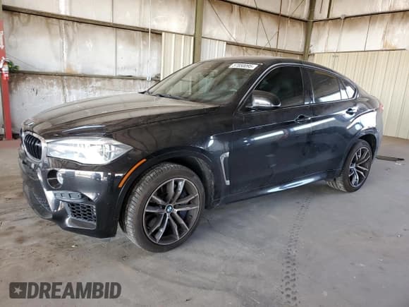 ✅ 2016 BMW X6 M • VIN: 5YMKW8C55G0R43810 • Lot: 57850095. Listed on Copart with 76,593 mi. Free auction sales archive from the USA and detailed vehicle history report at DreamBid. Image 1.