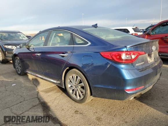 ✅ 2017 Hyundai Sonata Sport • VIN: 5NPE34AF0HH526957 • Lot: 41023503. Listed on Copart with 101,257 mi. Free auction sales archive from the USA and detailed vehicle history report at DreamBid. Image 2.