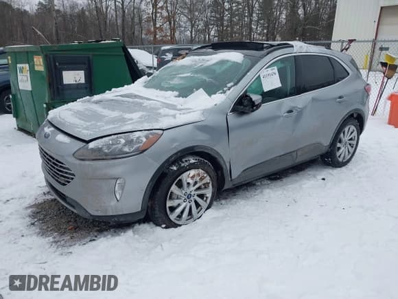 ✅ 2021 Ford Escape Titanium Hybrid • VIN: 1FMCU9DZXMUA01732 • Lot: 41191436. Listed on IAAI with 41,116 mi. Free auction sales archive from the USA and detailed vehicle history report at DreamBid. Image 17.