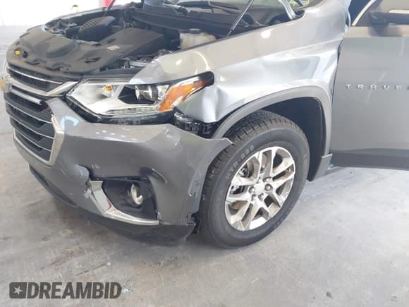 ✅ 2021 Chevrolet Traverse LT Cloth • VIN: 1GNERGKW3MJ139441 • Lot: 42768763. Listed on IAAI with 57,919 mi. Free auction sales archive from the USA and detailed vehicle history report at DreamBid. Image 6.